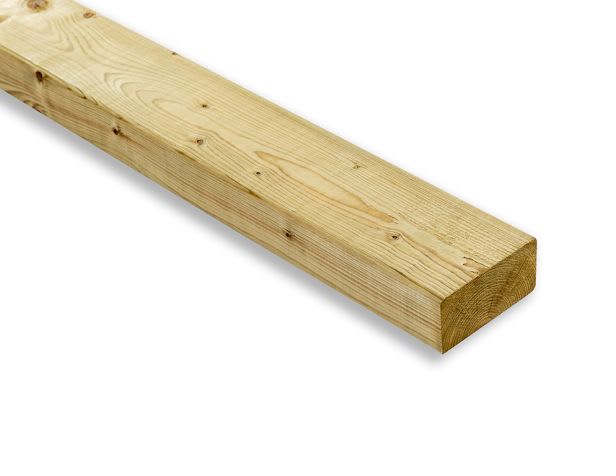 47mm x 100mm Sawn Treated Timber C16/C24 (4" x 2") 4.8m