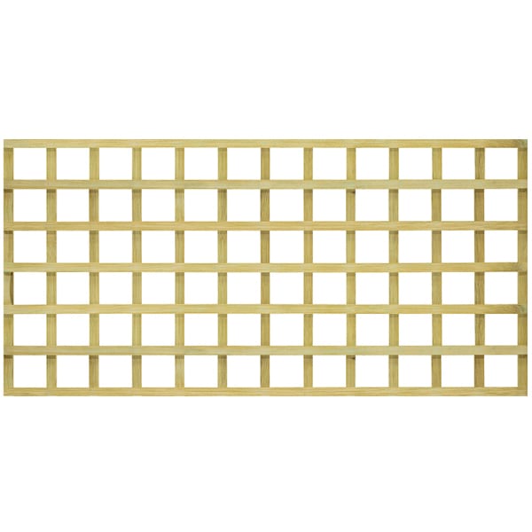 6' x 3' Heavy Duty Green Treated Trellis (1.83m x 0.90m)