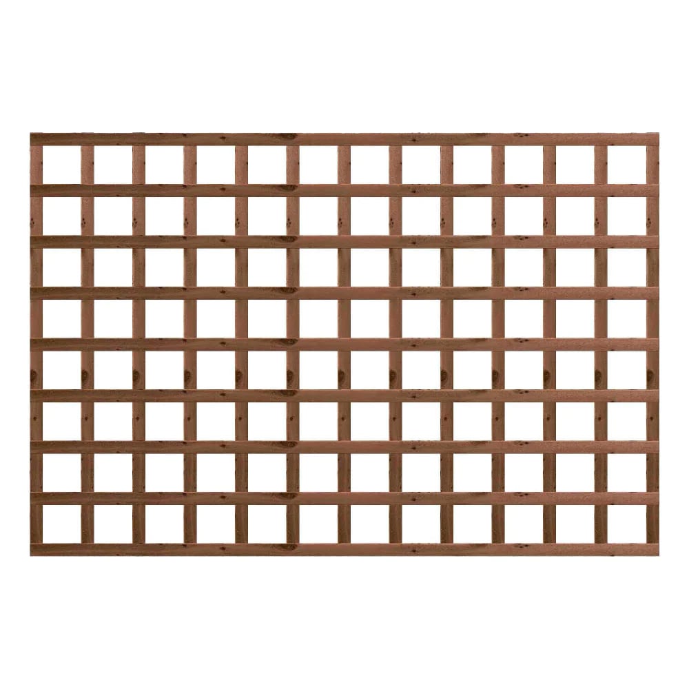 6' x 4' Heavy Duty Golden Brown Treated Trellis (1.83m x 1.22m)