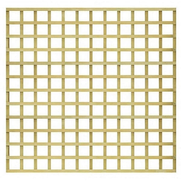 6' x 6' Heavy Duty Green Treated Trellis (1.83m x 1.83m)