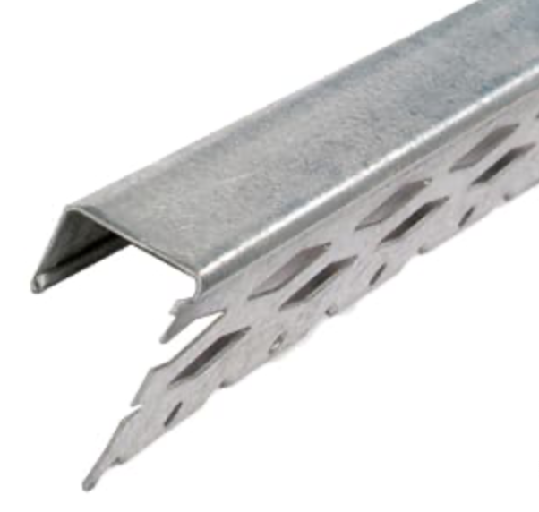 15mm Galvanised Plasterboard Edge Bead - 50 Pieces per Box, 3m Length - Durable & Strong Edging for Plasterboard