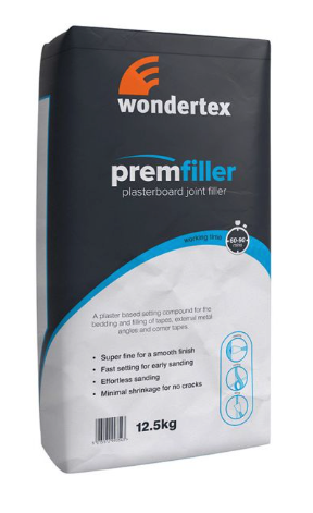 Wondertex Filler - 12.5kg Bag - High-Performance Filler for Smooth Finishes