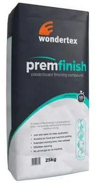 Wondertex Finishing Compound - 25kg Bag - Professional-Grade Smooth Finish for Walls and Ceilings