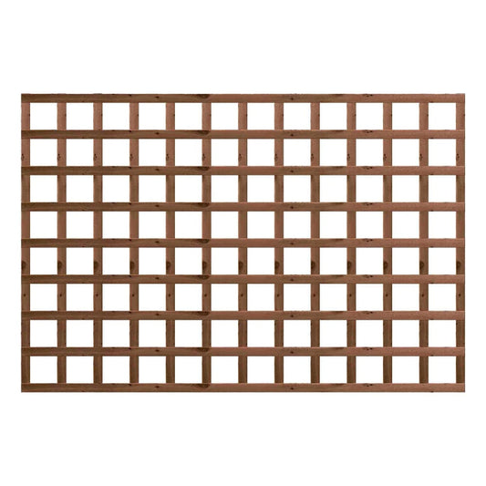6' x 4' Heavy Duty Golden Brown Treated Trellis (1.83m x 1.22m)