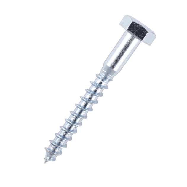 M10 x 50mm Hex Head Coach Screws (50/Pack)