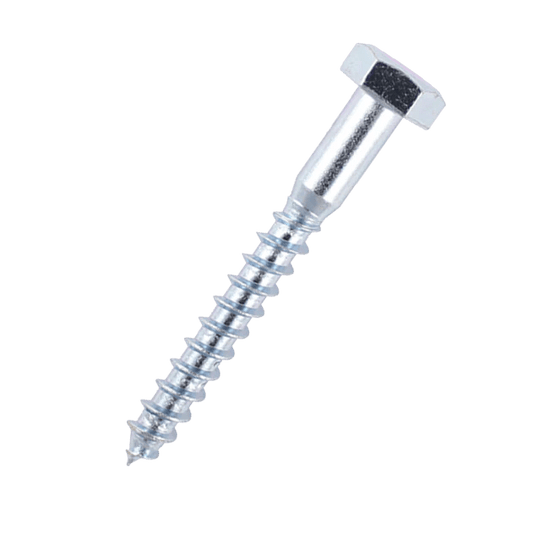 M10 x 50mm Hex Head Coach Screws (50/Pack)