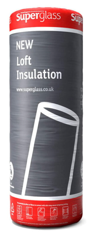 100mm Superglass Multi-Roll 44 Loft Insulation - 12.12m2/Roll