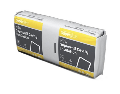 75mm Superglass Superwall 32 Cavity Wall Insulation Slab - 4.37/Pack