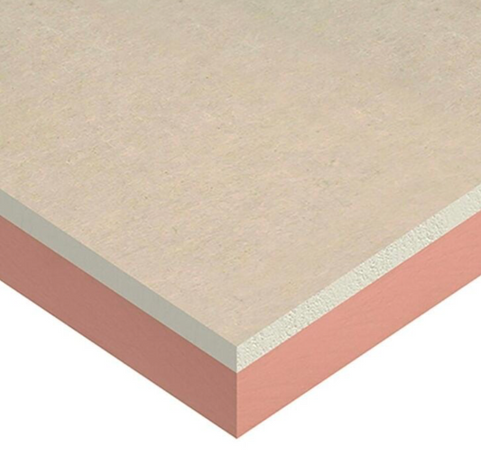 50 +12.5mm Kingspan Kooltherm K118 Insulated Plasterboard 2400mm x 1200mm - 34.56m2/Pack