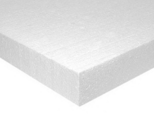 100mm EPS100 Insulation Board - 2400mm x 1200mm (8' x 4') (6 Boards per Pack) - High Thermal Value & Versatile Use