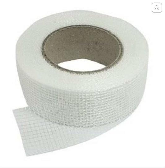 48mm x 90m Drywall Scrim Tape - High-Strength Fibreglass Mesh for Seamless Joints