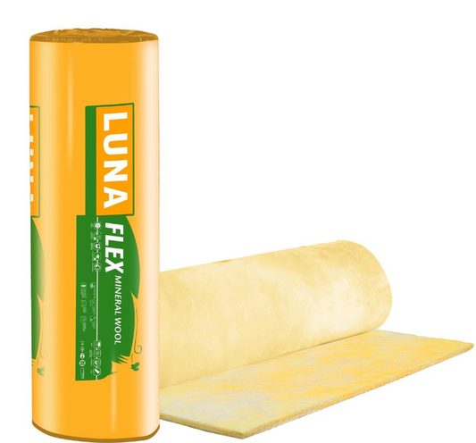 100mm ODE Acoustic Roll Insulation 7.8m² - Glass Mineral Wool for Floors & Walls | A1 Fire Rated