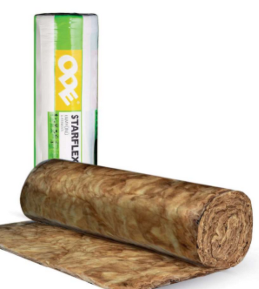 100mm ODE Lunaflex Ultra 42 Loft Roll Insulation - 10.83m² per Roll for Thermal & Energy Efficiency