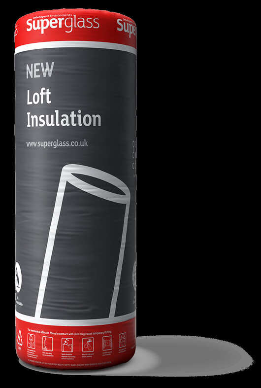 100mm Superglass Multi-Roll 44 Loft Insulation (12.12m2/Roll)